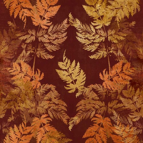 Carta da parati GOLDEN FIRE 192cm x 270cm - rosso ( DA COMPLETARE PA)