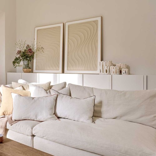 Cádiz DIA tarro de vela 19x H 22 cm - Blanco