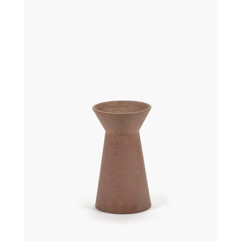 Marie-Ann XS vaas - roodbruin - 02