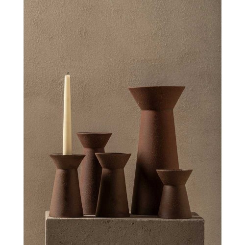 Vase S Marie-Ann - rouge brun - 02