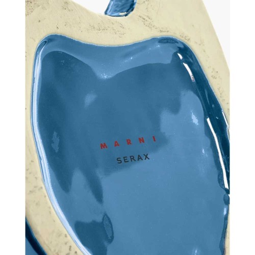 Vase Eule After Midnight L - blau