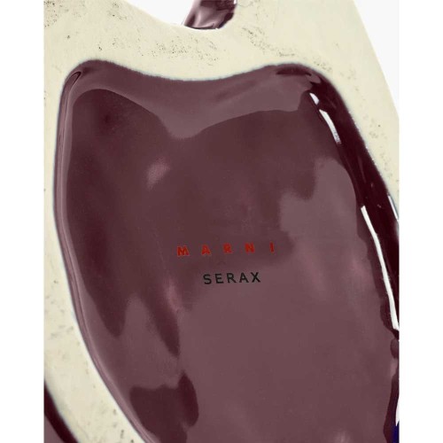 After Midnight L owl vase - eggplant