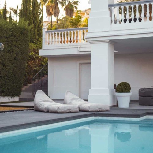 Sunbrella lounge set - beige