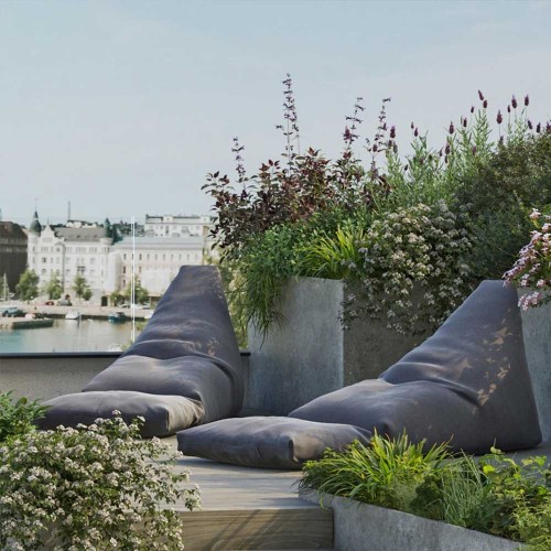 Sunbrella loungeset - grijs