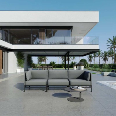 3-Sitzer-Sofa ANDY - grau 2