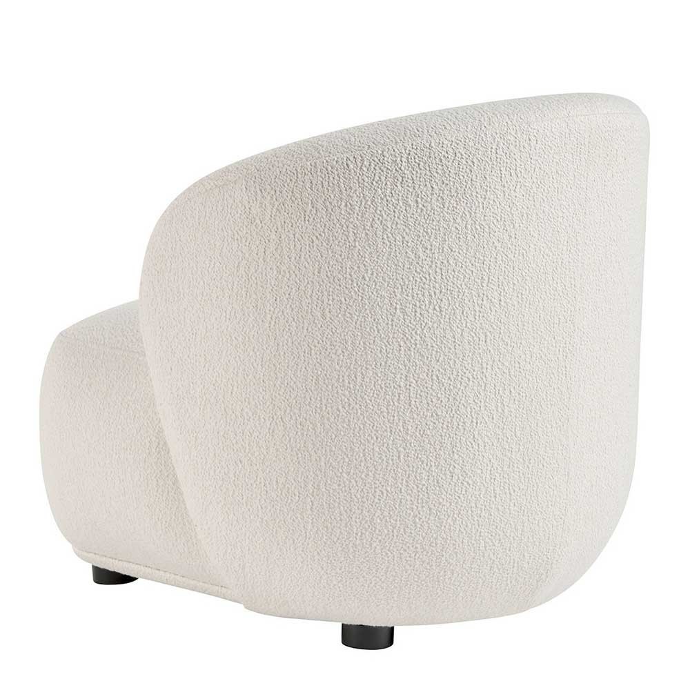 Sessel LISETTE aus Cord - Ziegelrot - Kleines Modell