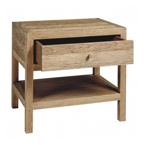MARCELLE bedside table in light oak