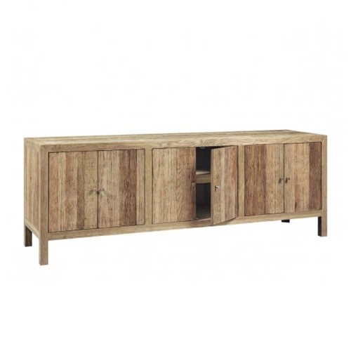 Mueble de TV MARCELLE de roble claro