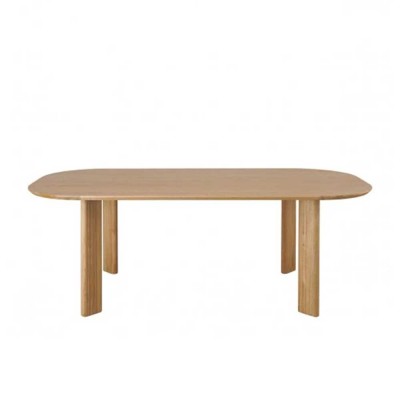 SIMONA table in light oak - 220 x 110 x 75 cm 2