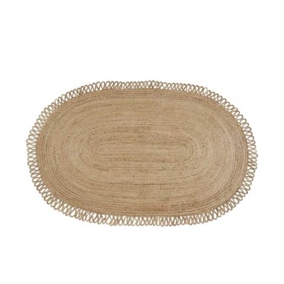 Oval jute rug - 250 x 140 cm 2