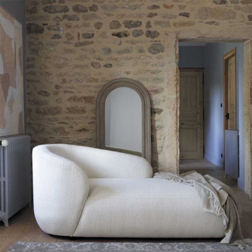 Méridienne LISETTE en bouclette - Cream