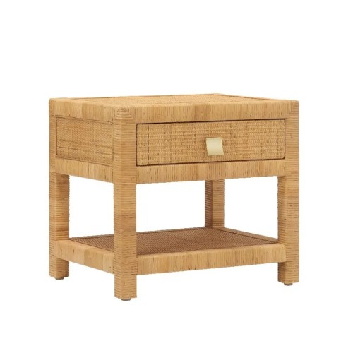 SAIGON rattan and cane bedside table