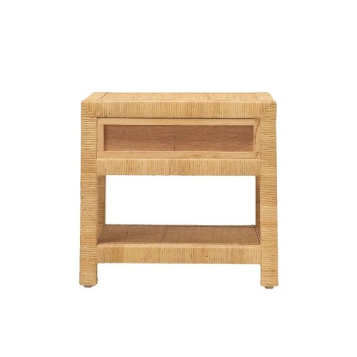 SAIGON rattan and cane bedside table