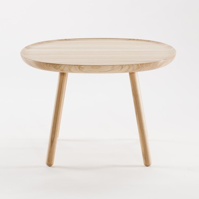 Table d'appoint Naive L en frêne naturel Emko 2