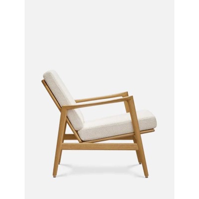 Stefan fauteuil - boucle Crème 2