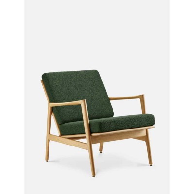 Sillón Stefan - boucle Vert bouteille 366 Concept