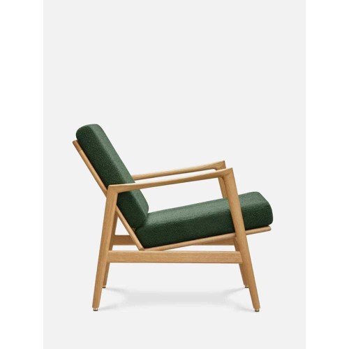 Stefan fauteuil - boucle Vert bouteille