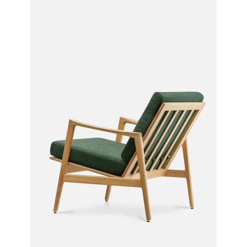 Sillón Stefan - boucle Vert bouteille