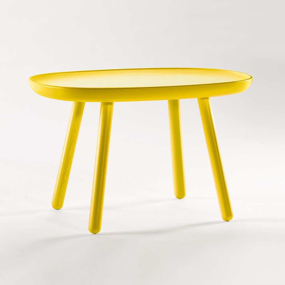 Naive side table M yellow Emko