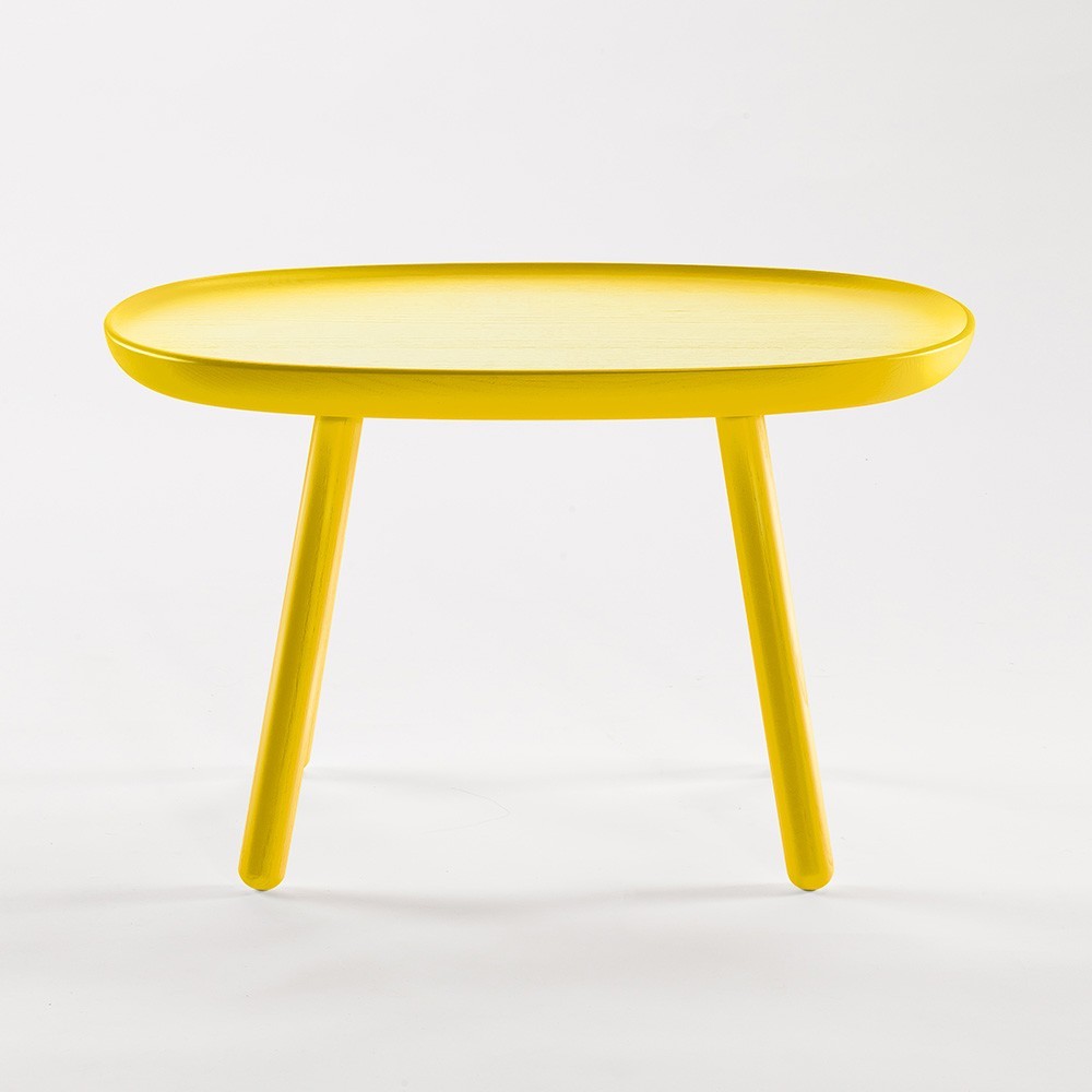 Naive side table M yellow Emko
