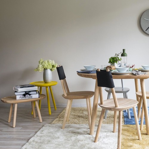 Naive side table S yellow Emko