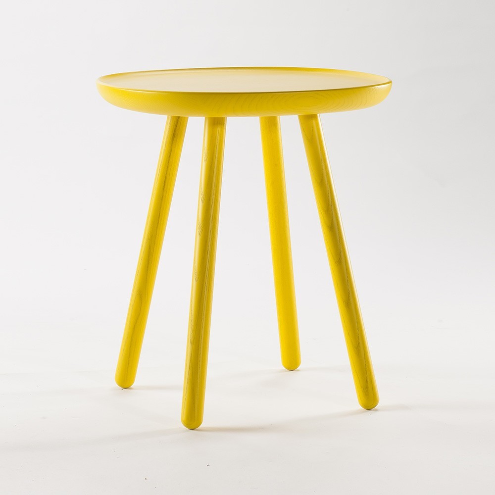 Table d'appoint Naive S jaune Emko