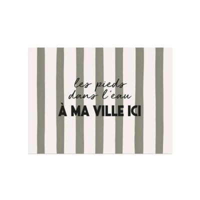 Set de table vinyle personnalisé