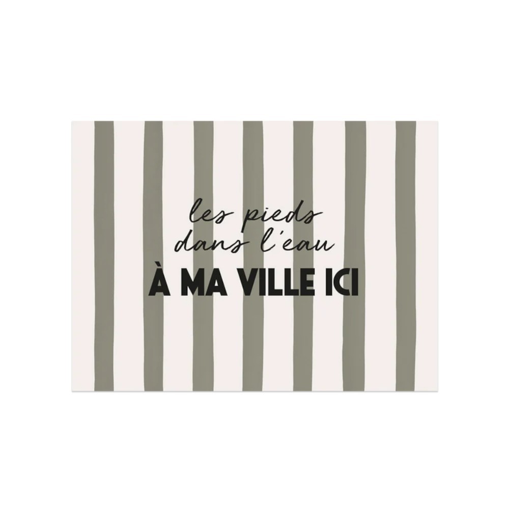 Set de table vinyle personnalisé