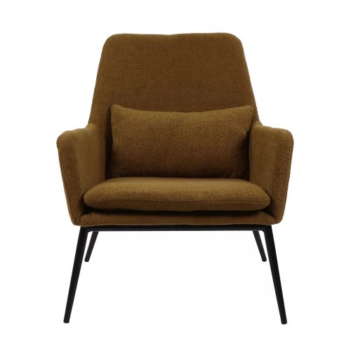 Fauteuil HAILEY - ambre foncé