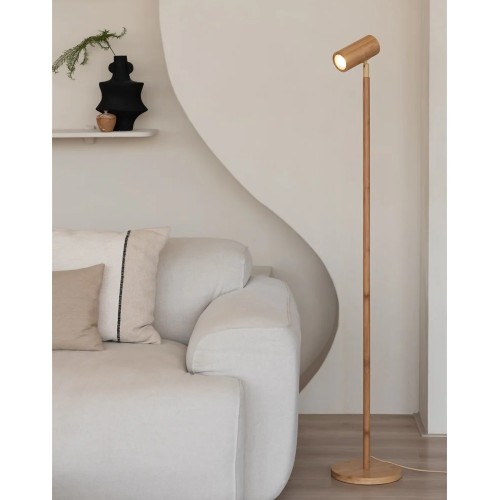 Lampadaire bamboo Java, LED3W GU10