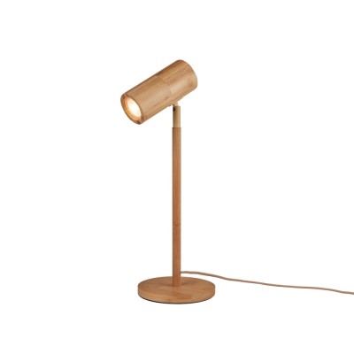 Lampe de table bamboo Java, LED3W GU10 Good & Mojo