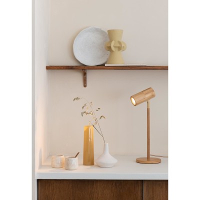 Lampadaire bamboo Java, LED3W GU10, natural 2