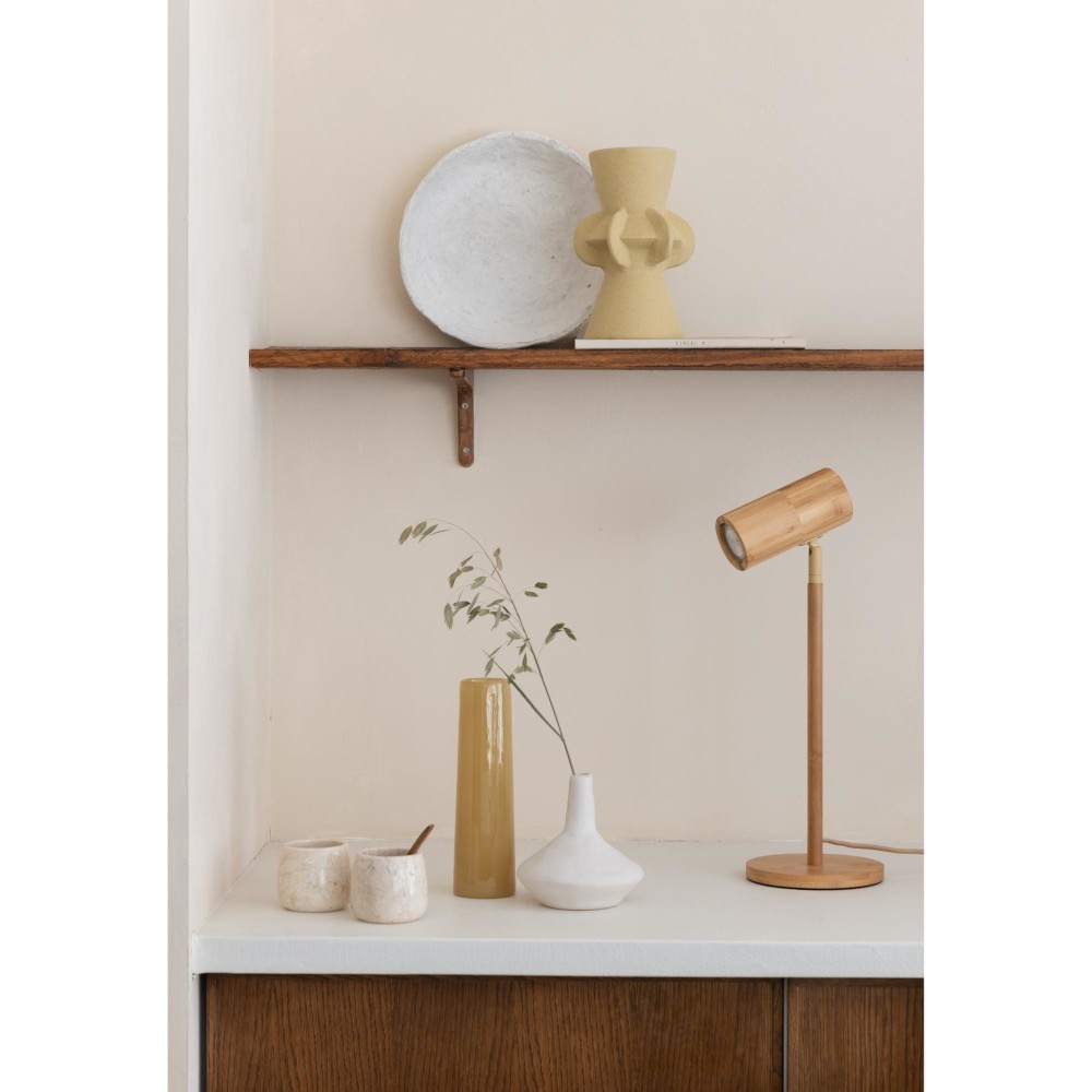Lampadaire bamboo Java, LED3W GU10, natural