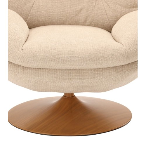 Memento Burnt Orange Armchair, Black Base