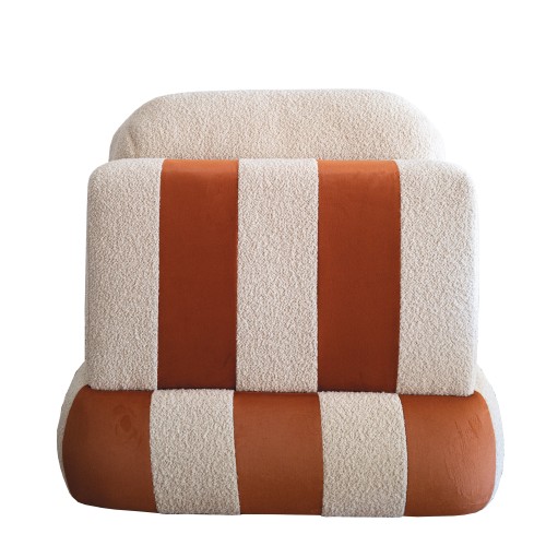 Circus Velvet Armchair Camel/Tabac