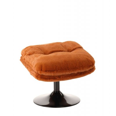 Sillón Memento naranja quemado, pata negra Athezza