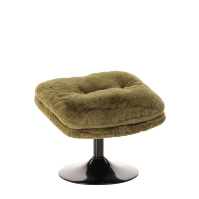Sillón Memento naranja quemado, pata negra