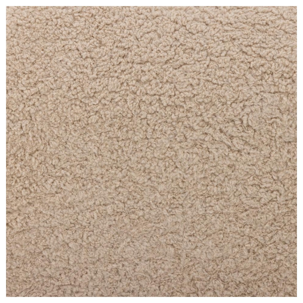 Banc Bobbie en tissu bouclé clair Bloomingville