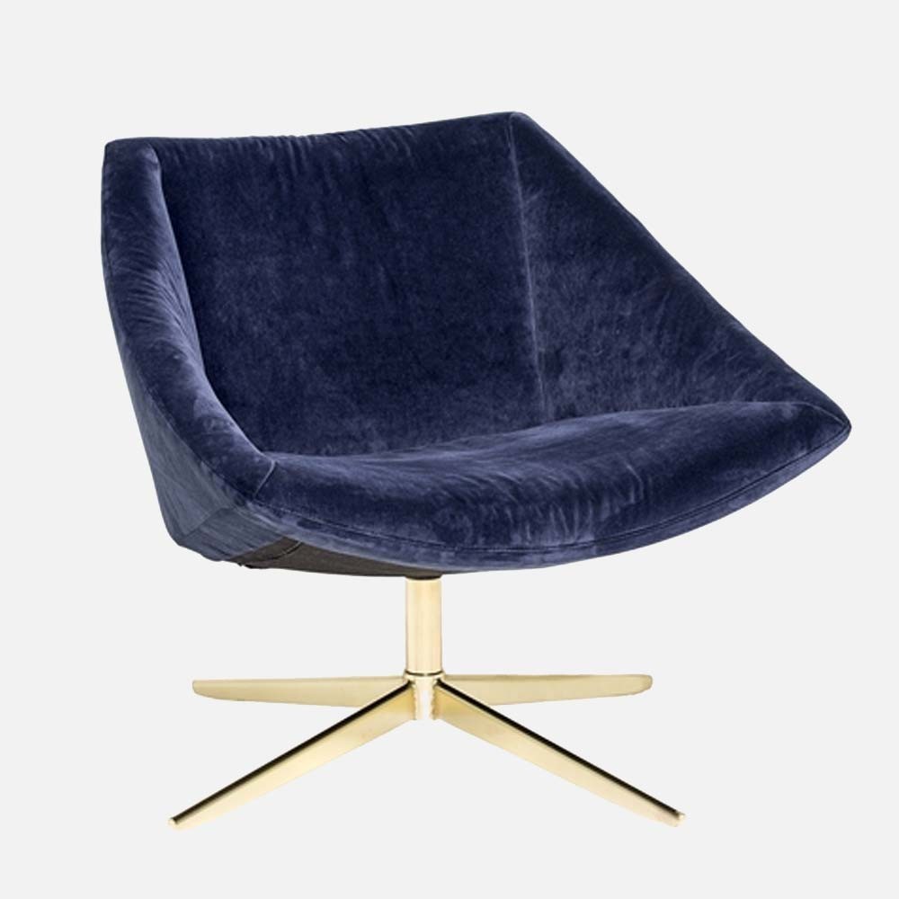 Elegant armchair blue Bloomingville