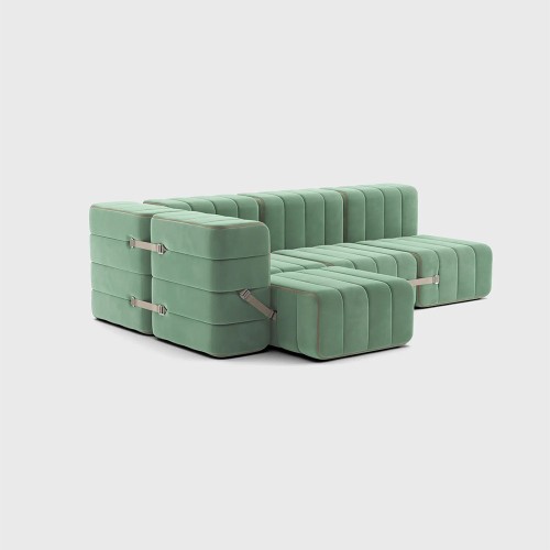 Set of 9 Curt modules - Barcelona fabric Ambivalenz