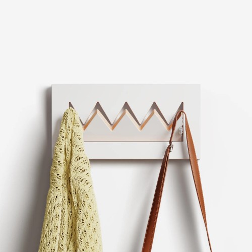 Wall-mounted coat rack Fläpps Hillhäng Iceberg