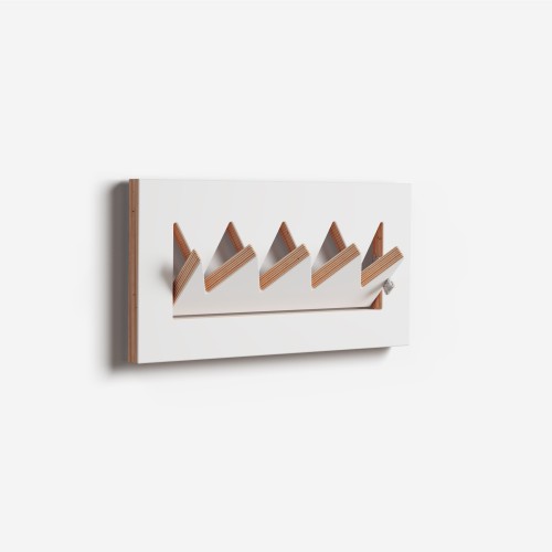 Wall-mounted coat rack Fläpps Hillhäng Iceberg