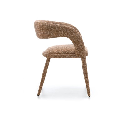 Chaise Ponte bouclette Caramel 2