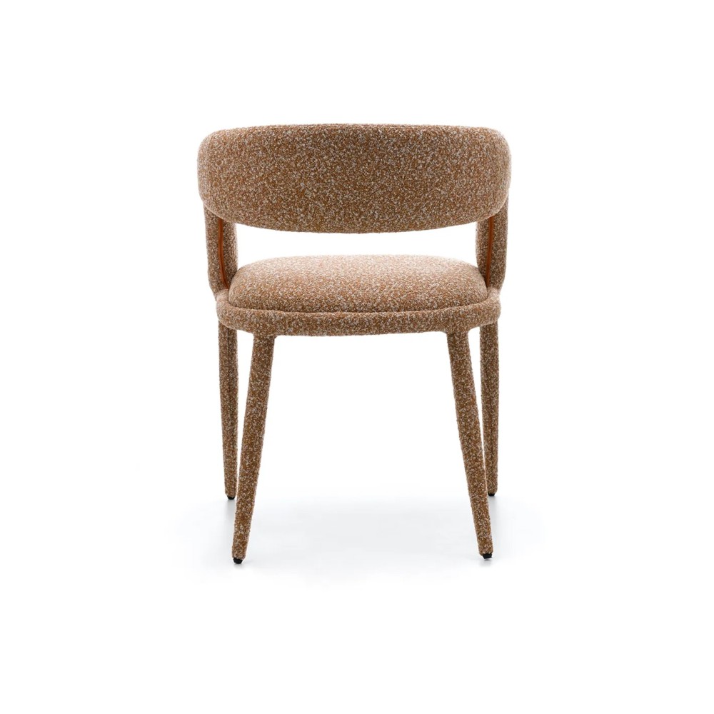 Chaise Ponte bouclette Caramel