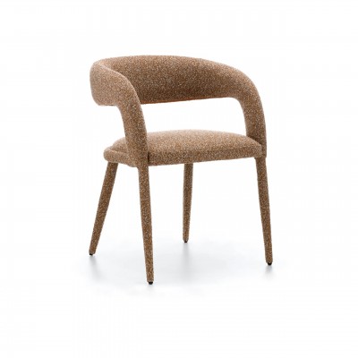 Ponte bouclette stoel Caramel Moodntone