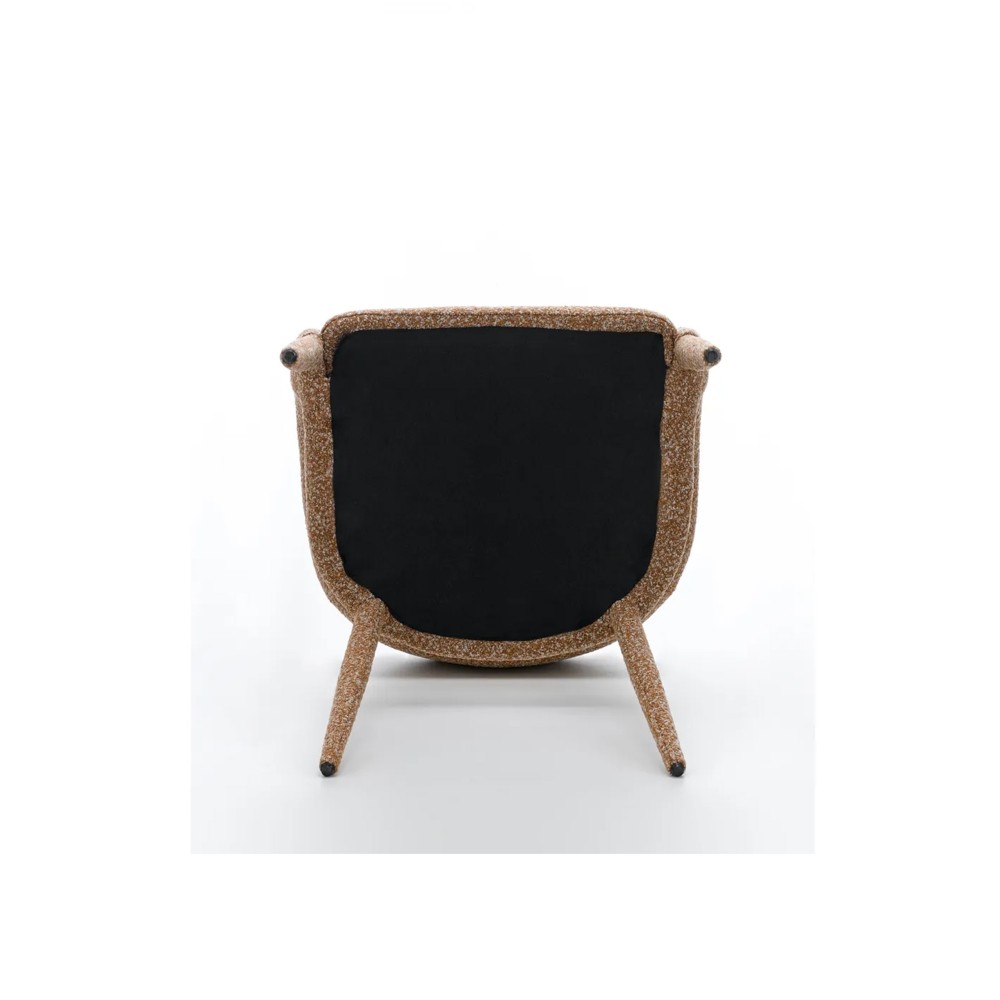 Chaise Ponte bouclette Caramel