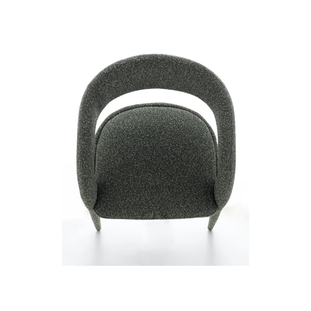 Chaise Ponte bouclette Vert