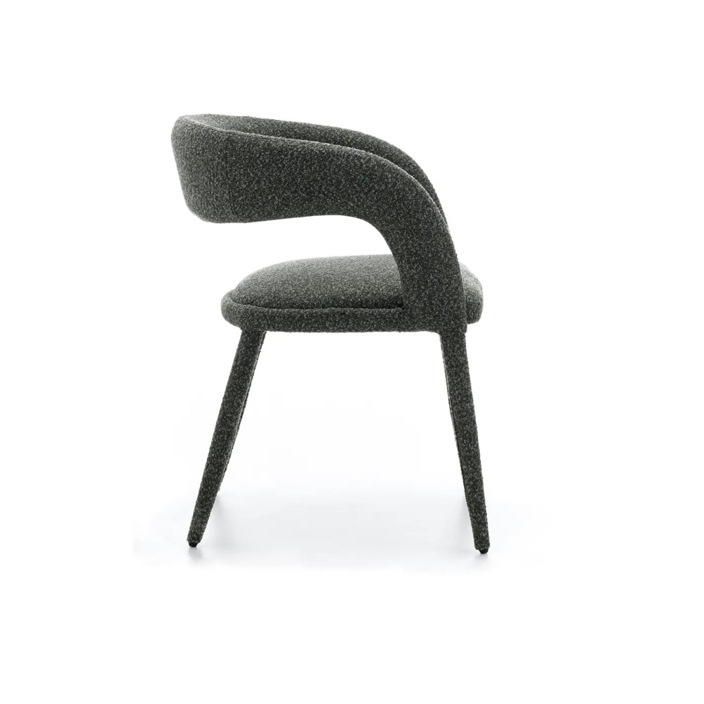 Chaise Ponte bouclette Vert