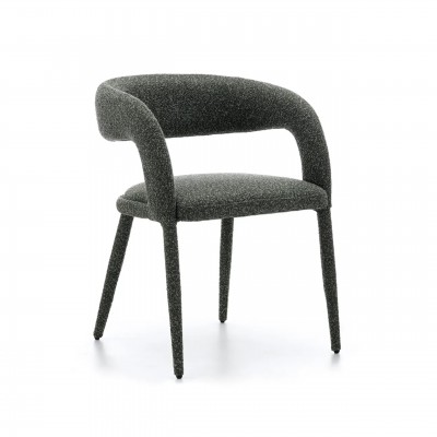 Chaise Ponte bouclette Vert Moodntone