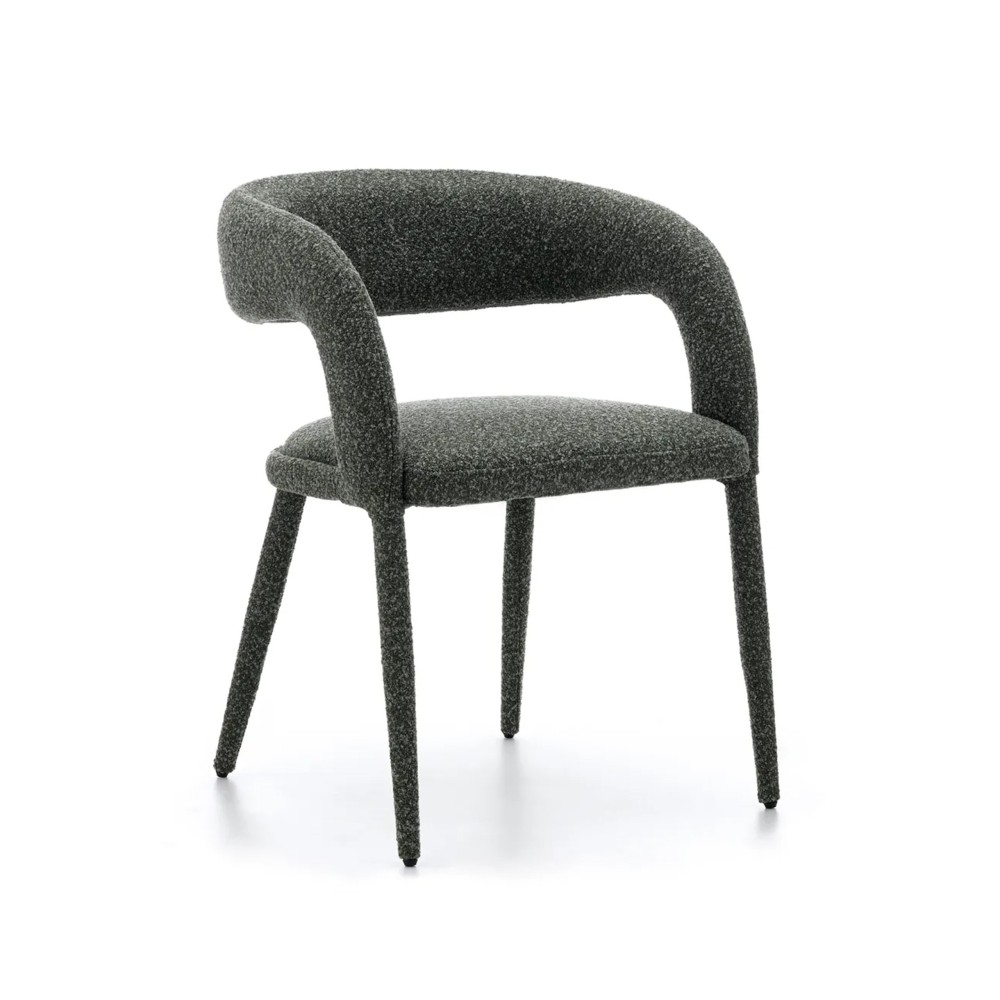 Chaise Ponte bouclette Vert